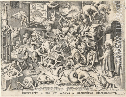 Heyden Pieter van der - The Fall of the Magician Hermogenes (After Pieter Brueghel I)