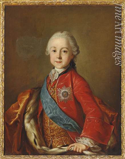 Rotari Pietro Antonio - Porträt von Zar Paul I. von Russland (1754-1801) als Zarewitsch