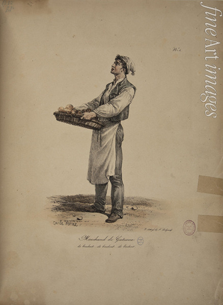 Delpech François Séraphin - Cake seller. From the Series 