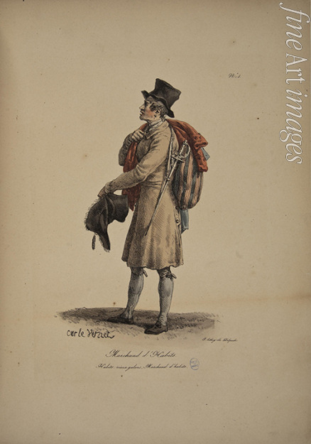 Delpech François Séraphin - Bekleidungshändler. Aus der Serie 
