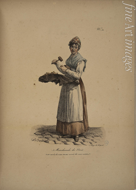 Delpech François Séraphin - Nut seller. From the Series 