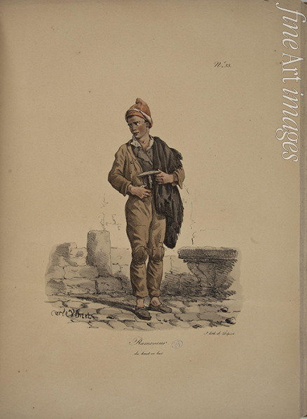 Delpech François Séraphin - Chimney sweep. From the Series 