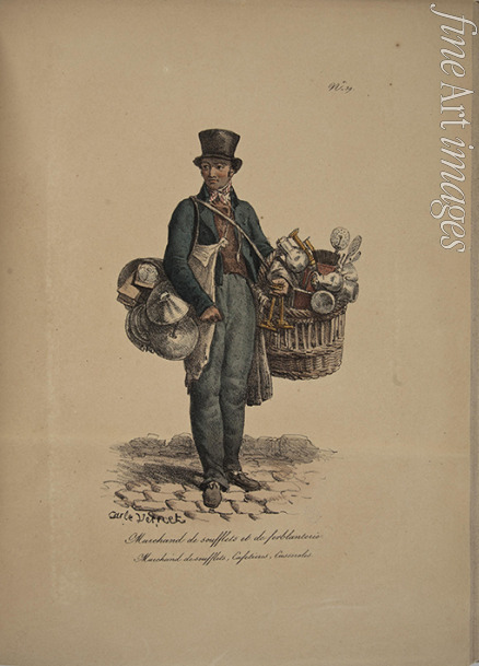 Delpech François Séraphin - Bellows seller. From the Series 