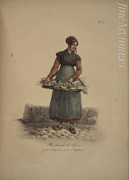 Delpech François Séraphin - Pear seller. From the Series 