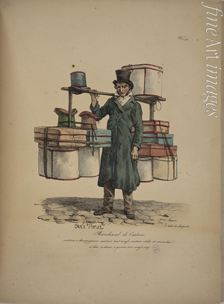 Delpech François Séraphin - Cardboard merchant. From the Series 