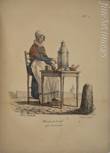 Delpech François Séraphin - Coffee seller. From the Series 