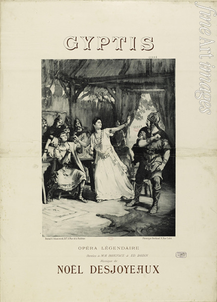 Bridgman Frederick Arthur - Plakat zur Oper 