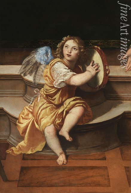 Titian - Angel with tambourine