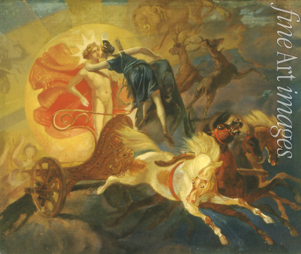 Brüllow (Briullow) Karl Pawlowitsch - Sonnenfinsternis (Diana nimmt Abschied von Apollon)
