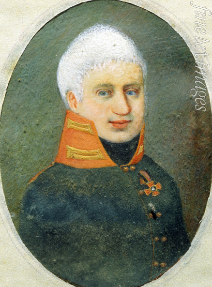 Russischer Meister - Porträt von Dichter Anton Antonowitsch Delwig (1798-1831)