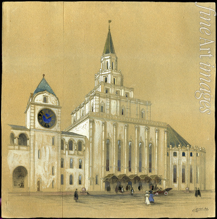Shchusev Alexey Viktorovich - Draft Project of the Clock and Main towers of the Kazan railway station