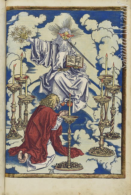 Dürer Albrecht - St John's vision of the seven candlesticks. From the Apocalypse (Book of Revelations)