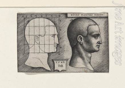 Beham Hans Sebald - Profile Study of Man's Head