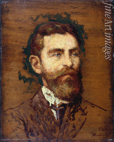Monticelli Adolphe-Thomas-Joseph - Portrait of the painter Félix-Francois Ziem (1821-1911)
