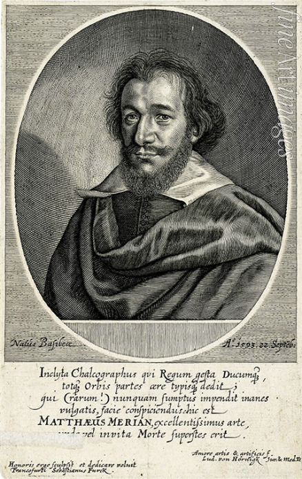 Furck Sebastian - Portrait of Matthäus Merian the Elder (1593-1650)