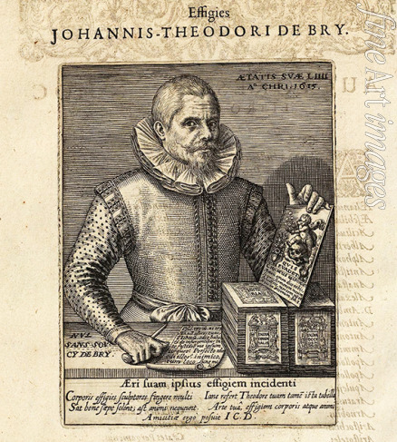 Bry Johann Theodor de - Selbstbildnis