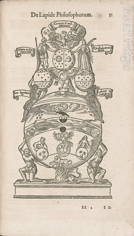 Keller Georg - De lapide philosophorum: Stein der Weisen. Aus Alchymia von Andreas Libavius