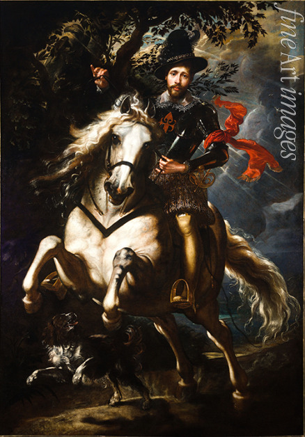 Rubens Pieter Paul - Portrait of Gio Carlo Doria (1576-1625) on Horseback