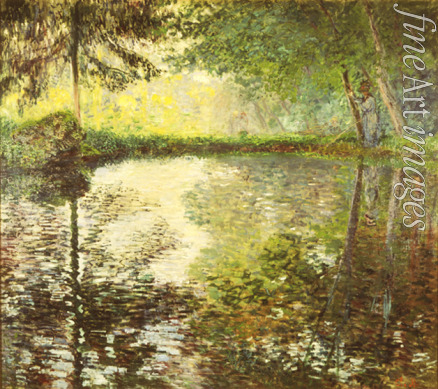 Monet Claude - Pond at Montgeron
