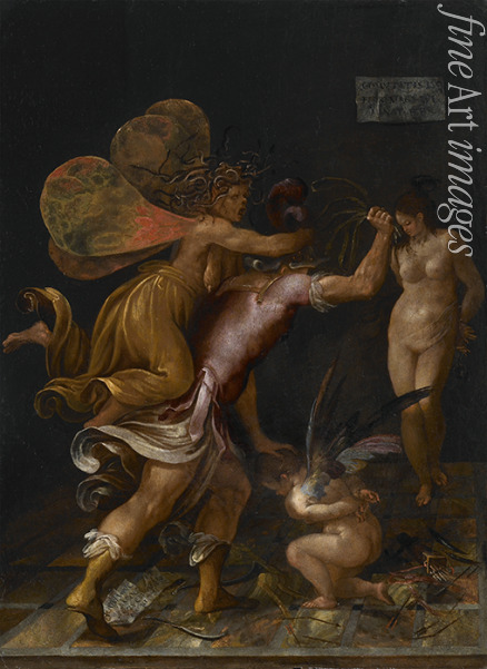 Mainardi Camillo - The Chastisement of Love (Mars Whipping Cupid, Pursued by a Fury)