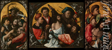 Bosch Hieronymus (Schule) - Die Dornenkrönung Christi. Triptychon