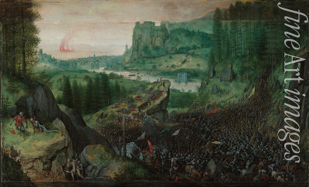 Bruegel (Brueghel) Pieter der Ältere - Selbstmord Sauls