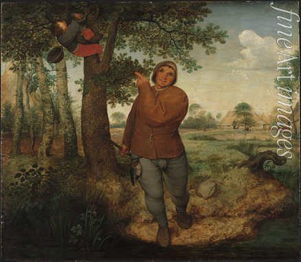 Bruegel (Brueghel) Pieter der Ältere - Bauer und Vogeldieb