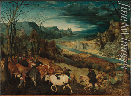 Bruegel (Brueghel) Pieter der Ältere - Heimkehr der Herde (Herbst)