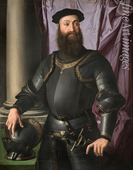 Bronzino Agnolo - Portrait of Stefano IV Colonna di Palestrina