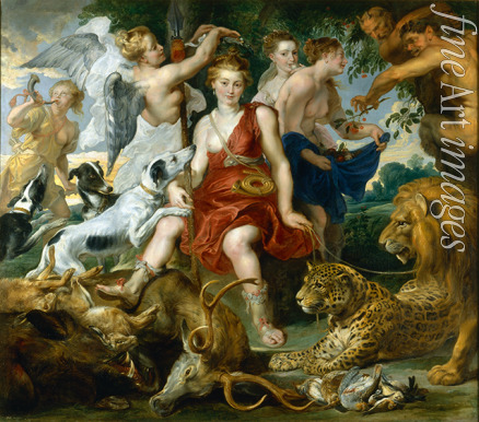 Rubens Pieter Paul - Krönung der Diana