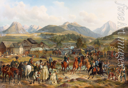 Adam Albrecht - Battle of Tarvis on 18 May 1809