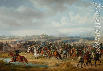 Adam Albrecht - Battle of Pápa on 12 Juny 1809