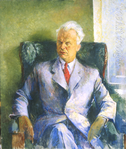 Williams Pjotr Wladimirowitsch - Porträt des Regisseurs und Schriftstellers Olexandr Dowschenko (1894-1956)