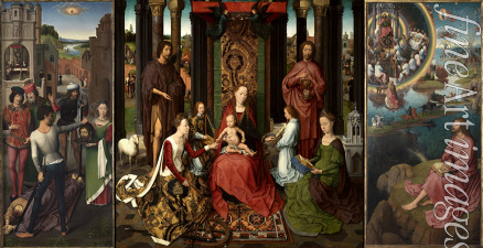 Memling Hans - Triptychon der Heiligen Johannes des Täufers und Johannes Evangelista