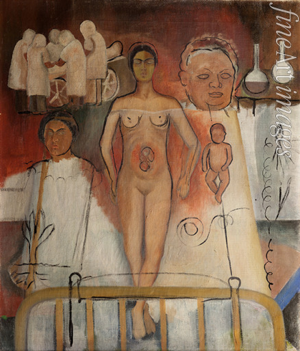 Kahlo Frida - Frida und der Kaiserschnitt oder Das Krankenhaus