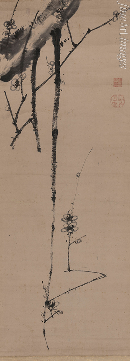 Jakuchu Ito - Branches of flowering plum