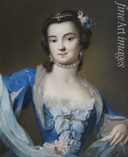 Carriera Rosalba Giovanna - Porträt von Barbara Campanini (1721-1799)