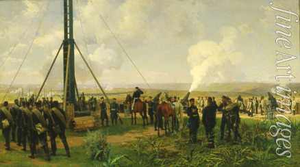 Dmitrijew-Orenburgski Nikolai Dmitrijewitsch - Russische Artillerie bei der Schlacht von Plewen 1877