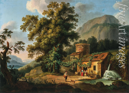 Hackert Jacob Philipp - Blick auf die Kupfermühle in Vietri