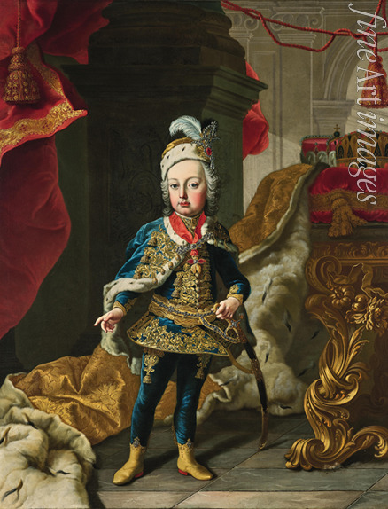 Mijtens (Meytens) Martin van der Jüngere - Porträt des Kaisers Joseph II. (1741-1790) als Kind
