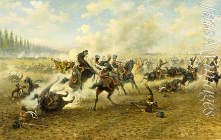 Masurovsky Viktor Viketyevich - Cavalry Fight at the November Uprising in 1831