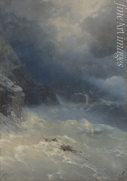 Aivazovsky Ivan Konstantinovich - Storm at Cape Aya