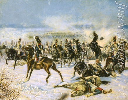 Malespina Louis Ferdinand - The Battle of Preussisch-Eylau on February 8, 1807