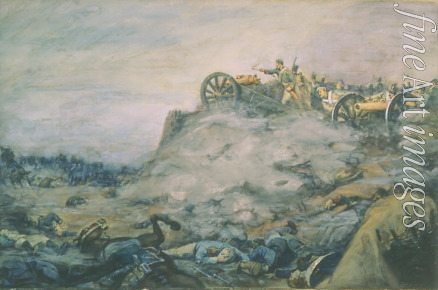 Gorelov Rostislav Gavrilovich - The Battle of Borodino on August 26, 1812