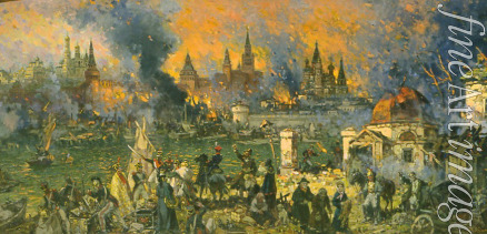 Grandi Ivan Antonovich - Fire of Moscow on 15th September 1812