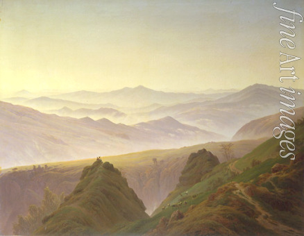 Friedrich Caspar David - Morning in the Mountains