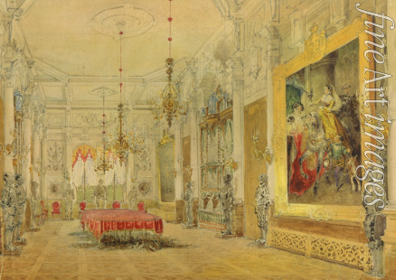 Sadovnikov Vasily Semyonovich - The Dining room in the Manor House Verki