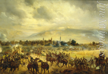 Willewalde Gottfried (Bogdan Pavlovich) - A Scene from the War of Independence in Hungary on 1849