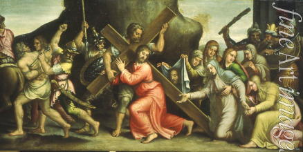 Italienischer Meister - Die Kreuztragung Christi