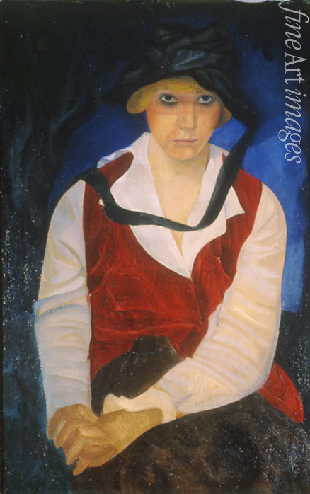Grigorjew Boris Dmitriewitsch - Porträt der Frau des Malers